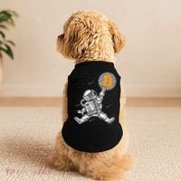 Cryptocurrency Bitcoin Space Moon Funny Doggie Tank thumb 2