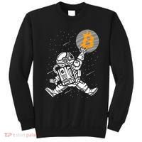 Cryptocurrency Bitcoin Space Moon Funny Sweatshirt thumb 0