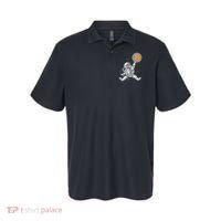 Cryptocurrency Bitcoin Space Moon Funny Polo thumb 0