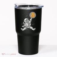 Cryptocurrency Bitcoin Space Moon Funny Tumbler thumb 0