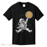 Cryptocurrency Bitcoin Space Moon Funny Kids T-Shirt thumb 0