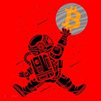 Cryptocurrency Bitcoin Space Moon Funny Santa Hat thumb 1