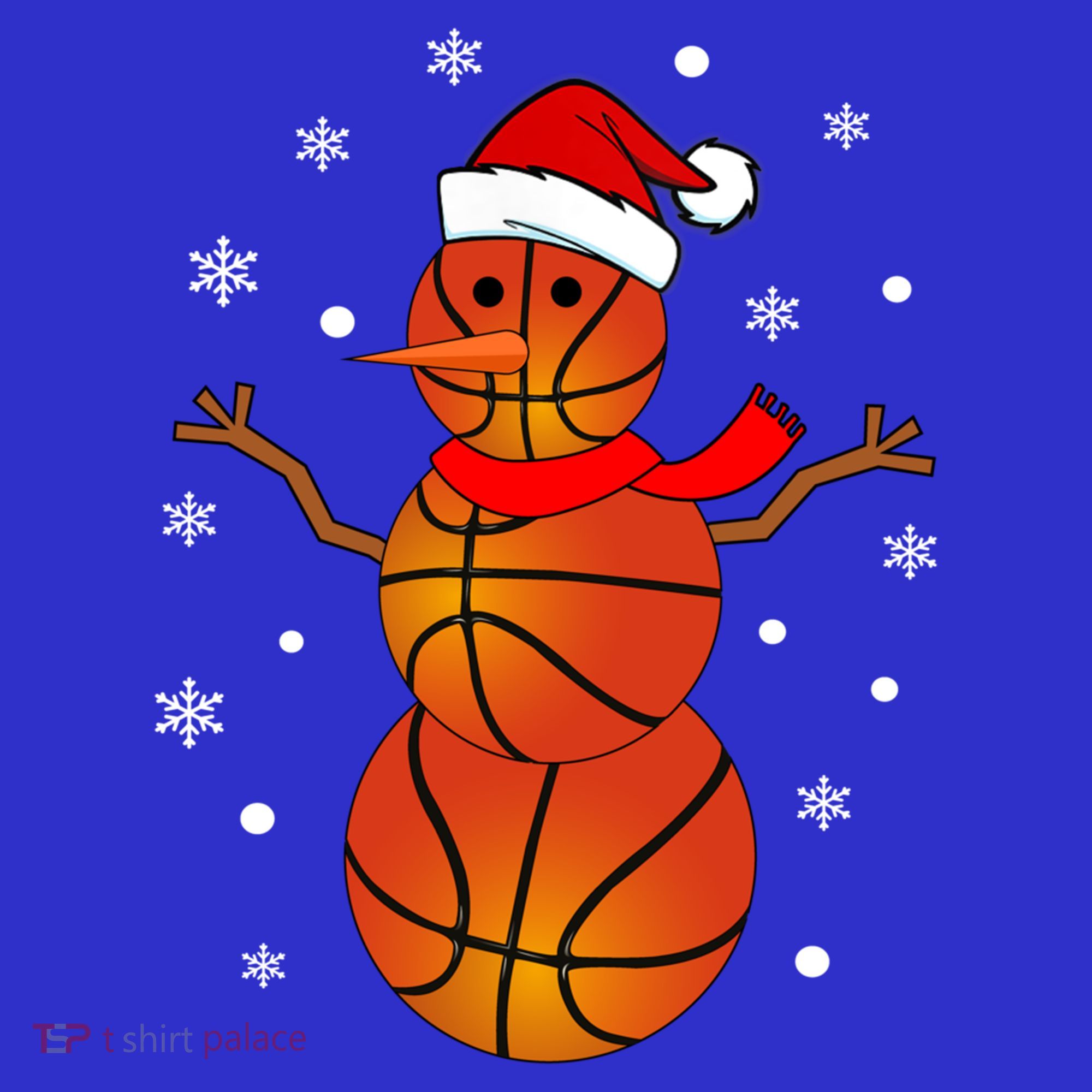 Christmas Basketball Snow Gift Basketball Christmas Gift Baby Bodysuit
