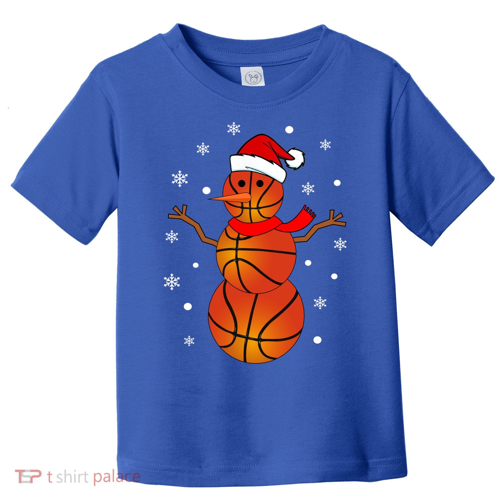 Christmas Basketball Snow Gift Basketball Christmas Gift Toddler T-Shirt