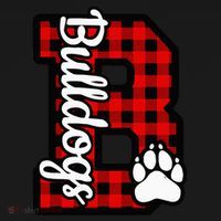 Cheer Bulldogs School Sports Fan Team Spirit Buffalo Plaid Women's Tank Top thumb 5