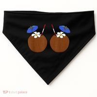Coconut Bra Summer Season Swimming Beach Lover USA-Made Doggie Bandana thumb 0