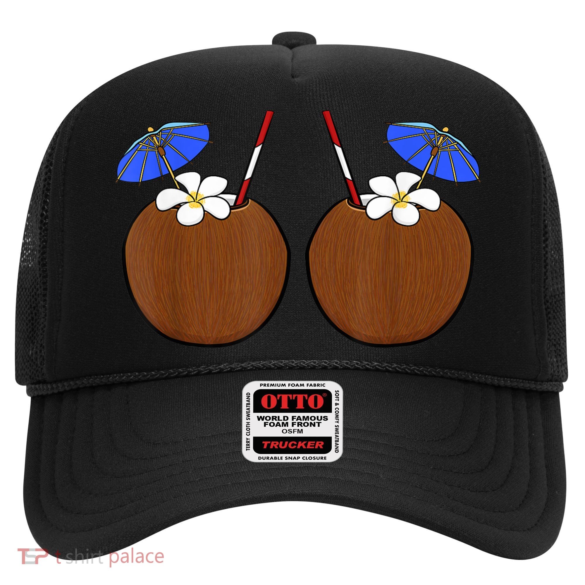 Coconut Bra Summer Season Swimming Beach Lover Hat