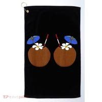 Coconut Bra Summer Season Swimming Beach Lover Golf Towel thumb 0