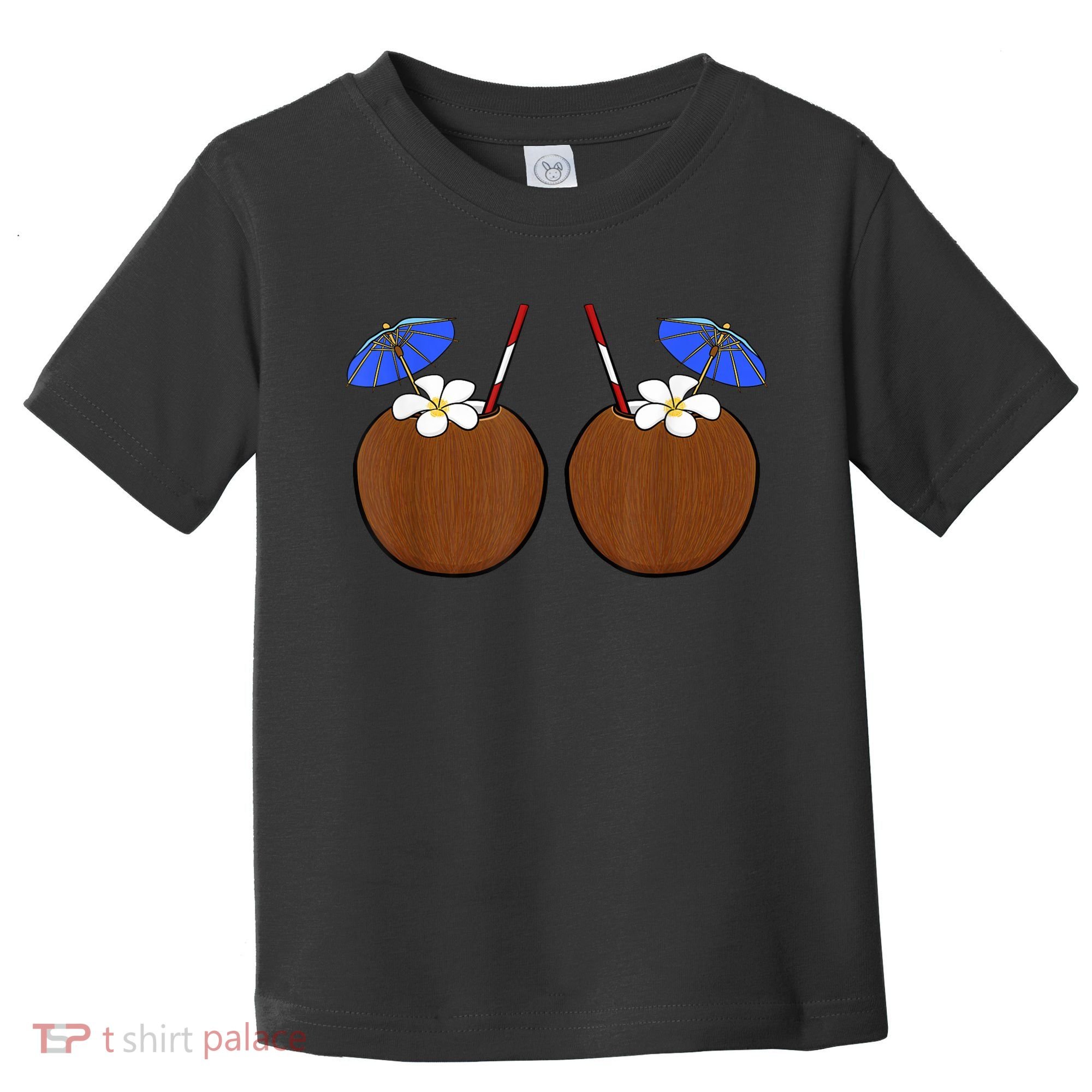 Coconut Bra Summer Season Swimming Beach Lover Toddler T-Shirt