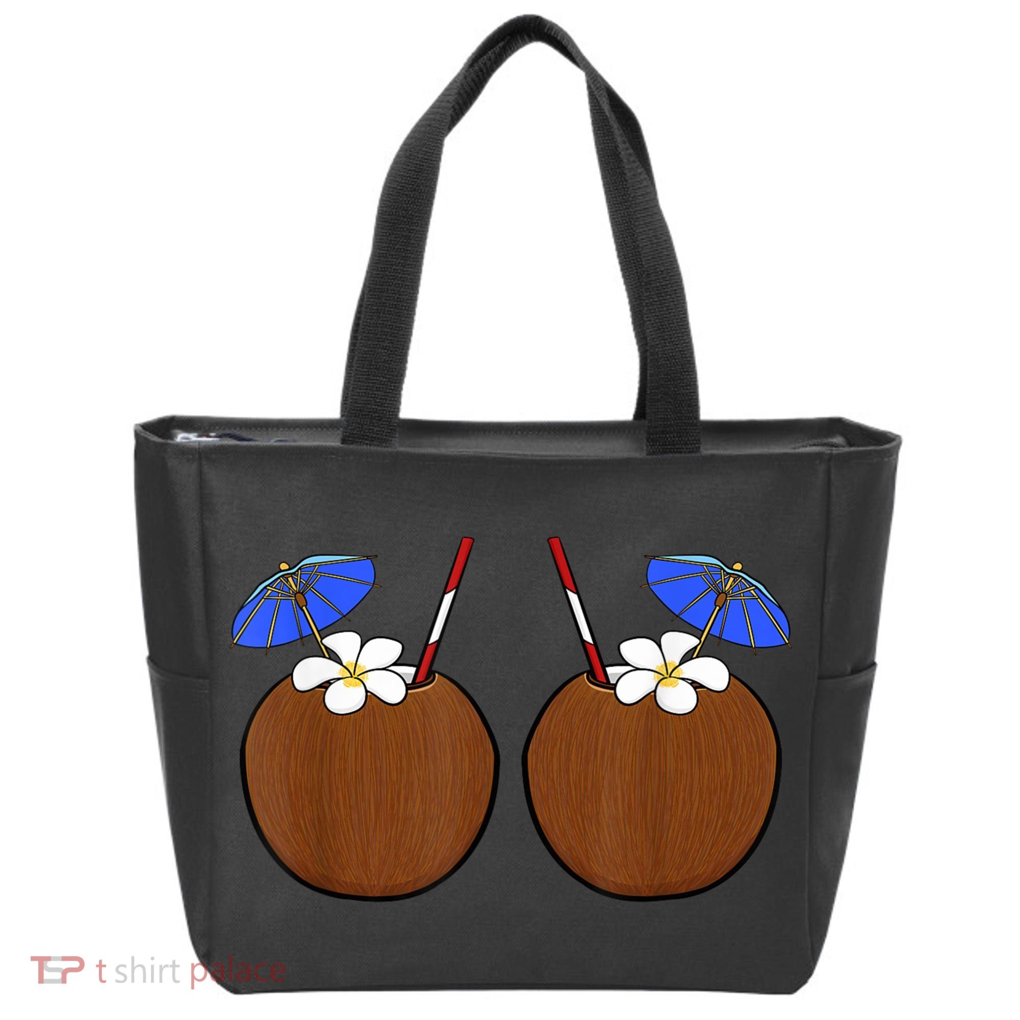 Coconut Bra Summer Season Swimming Beach Lover Tote Bag