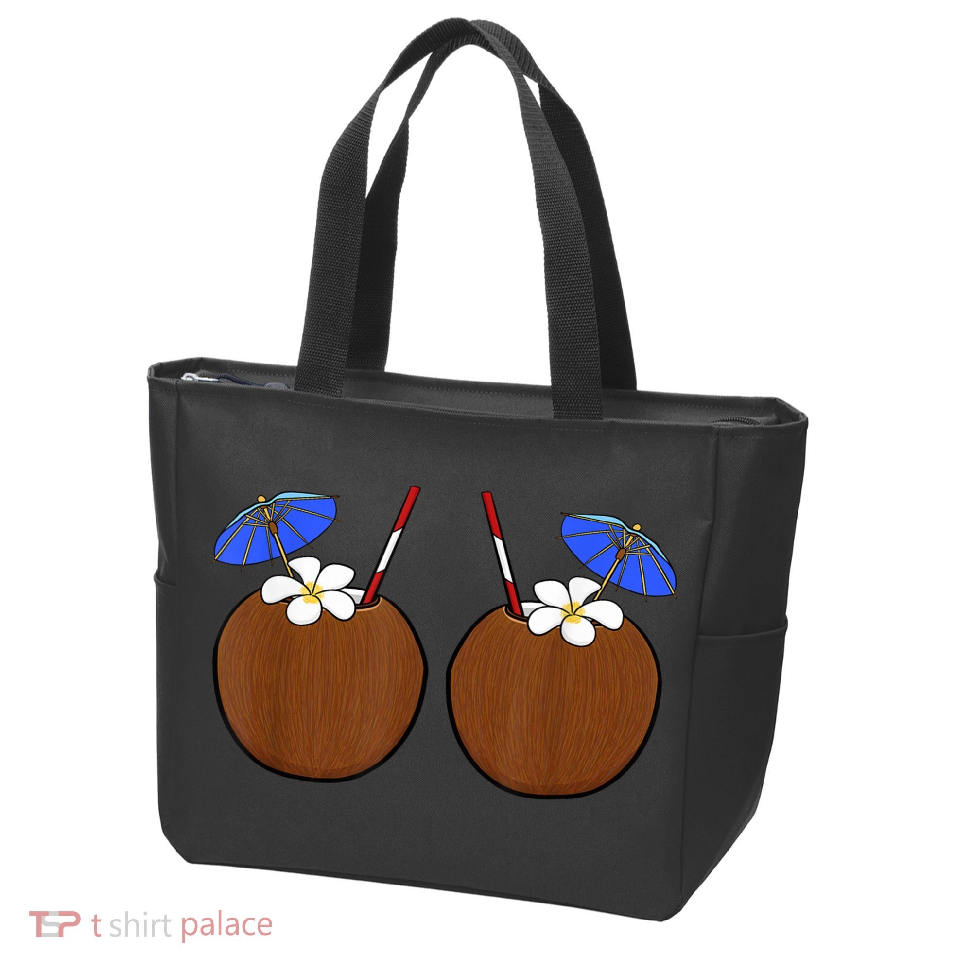 Coconut Bra Summer Season Swimming Beach Lover Tote Bag