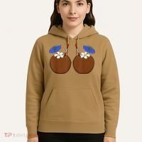 Coconut Bra Summer Season Swimming Beach Lover Hoodie thumb 5