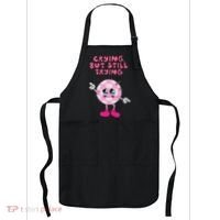 Crying But Still Trying Apparel Apron thumb 0