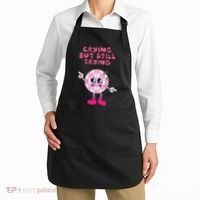 Crying But Still Trying Apparel Apron thumb 2