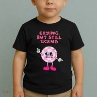 Crying But Still Trying Apparel Toddler T-Shirt thumb 2