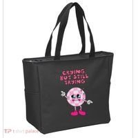 Crying But Still Trying Apparel Tote Bag thumb 2