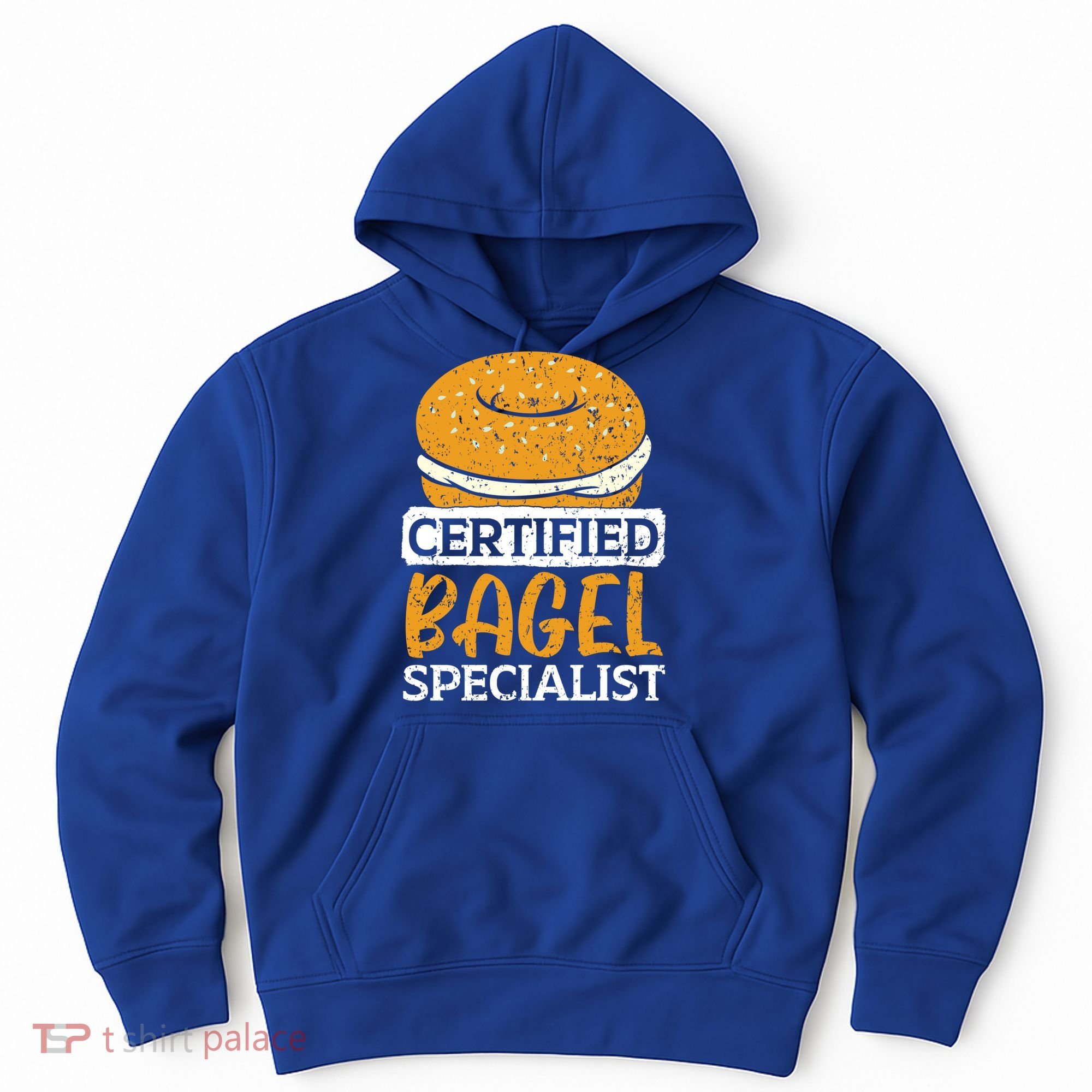 Certified Bagel Specialist Foodie Bread Lover Bakery Food Gift Hoodie