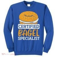 Certified Bagel Specialist Foodie Bread Lover Bakery Food Gift Sweatshirt thumb 0