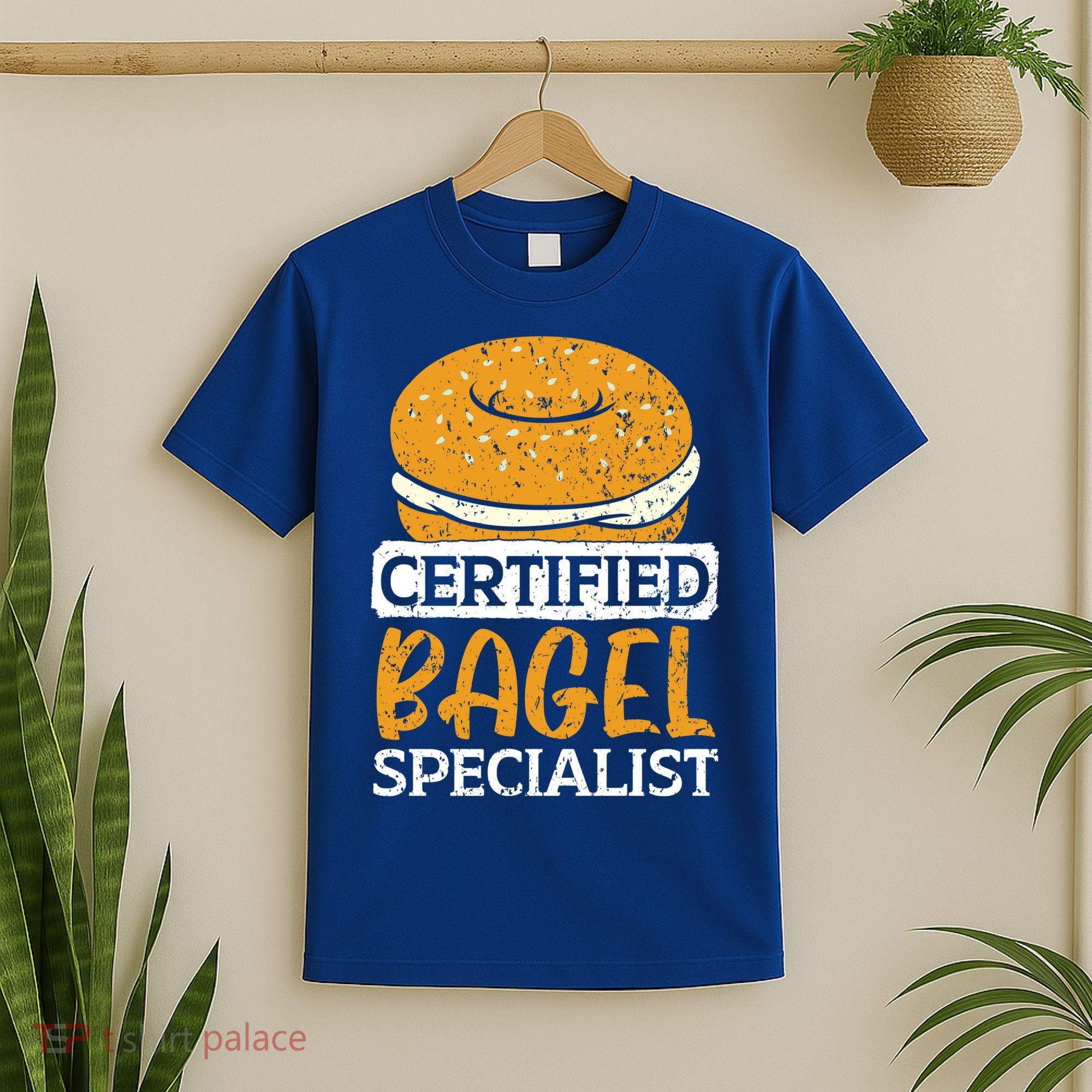 Certified Bagel Specialist Foodie Bread Lover Bakery Food Gift T-Shirt