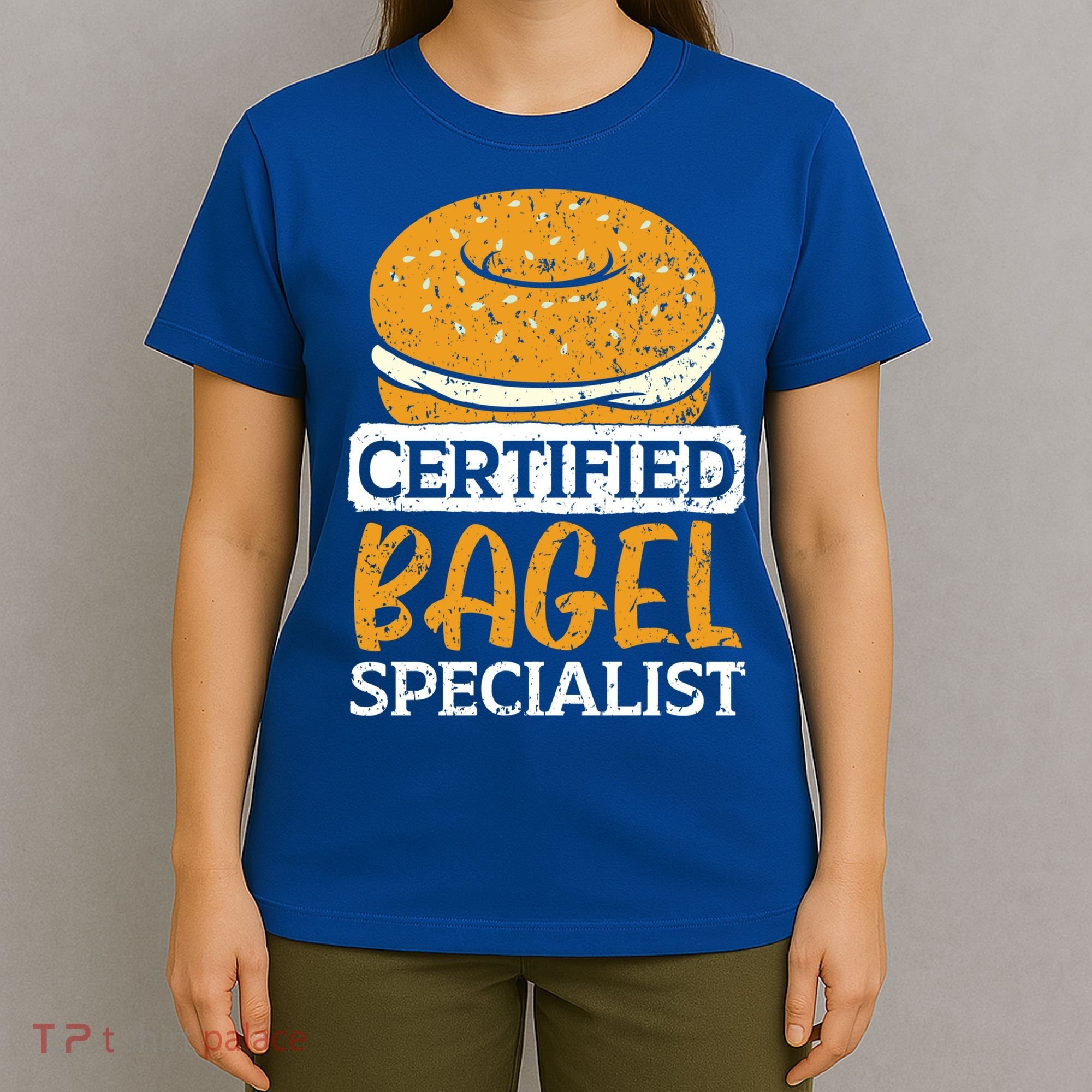 Certified Bagel Specialist Foodie Bread Lover Bakery Food Gift T-Shirt
