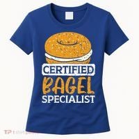Certified Bagel Specialist Foodie Bread Lover Bakery Food Gift Women's T-Shirt thumb 0