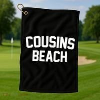 Cousins Beach Summer Golf Towel thumb 1