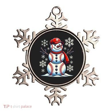 Christmas Baseball Snowman Baseball Christmas Ornament