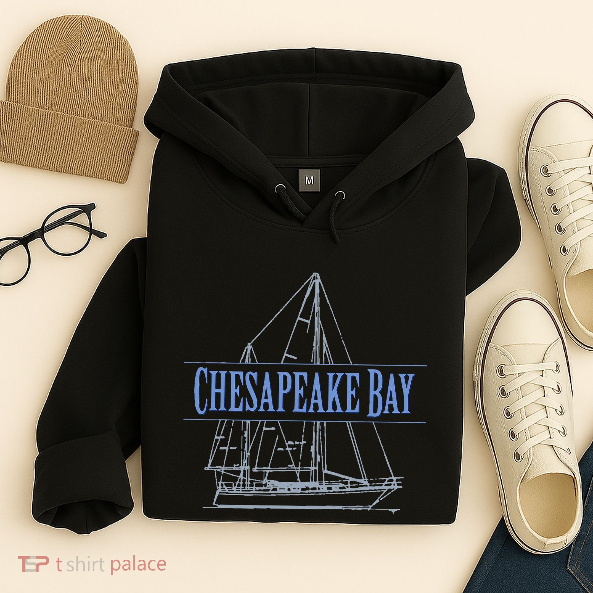 Chesapeake Bay Sailing Souvenir Hoodie