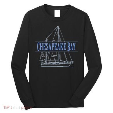 Chesapeake Bay Sailing Souvenir Long Sleeve Shirt