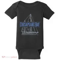 Chesapeake Bay Sailing Souvenir Baby Bodysuit thumb 0