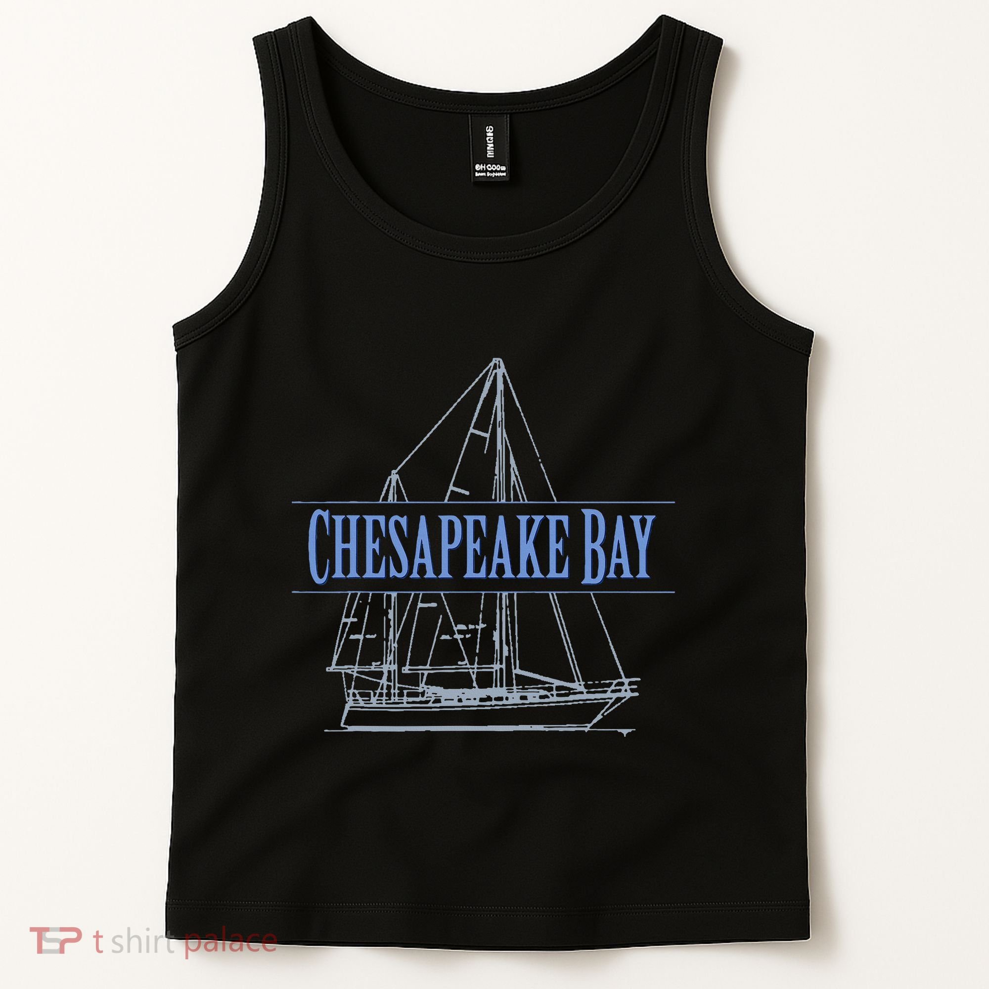 Chesapeake Bay Sailing Souvenir Tank Top