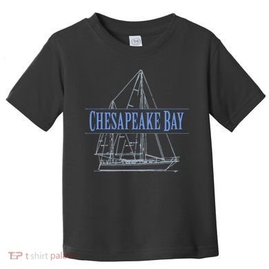 Chesapeake Bay Sailing Souvenir Toddler T-Shirt