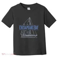 Chesapeake Bay Sailing Souvenir Toddler T-Shirt thumb 0