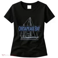 Chesapeake Bay Sailing Souvenir Women's T-Shirt thumb 0