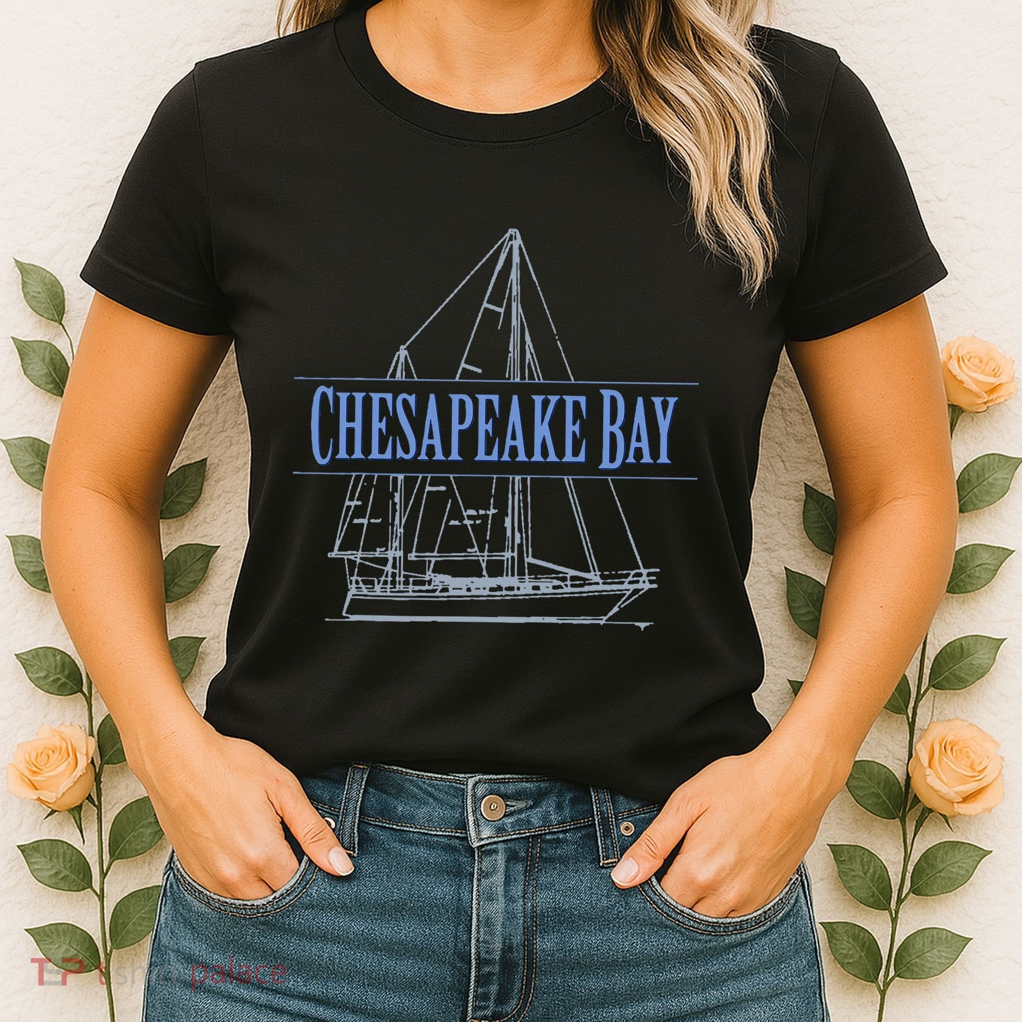 Chesapeake Bay Sailing Souvenir Women's T-Shirt