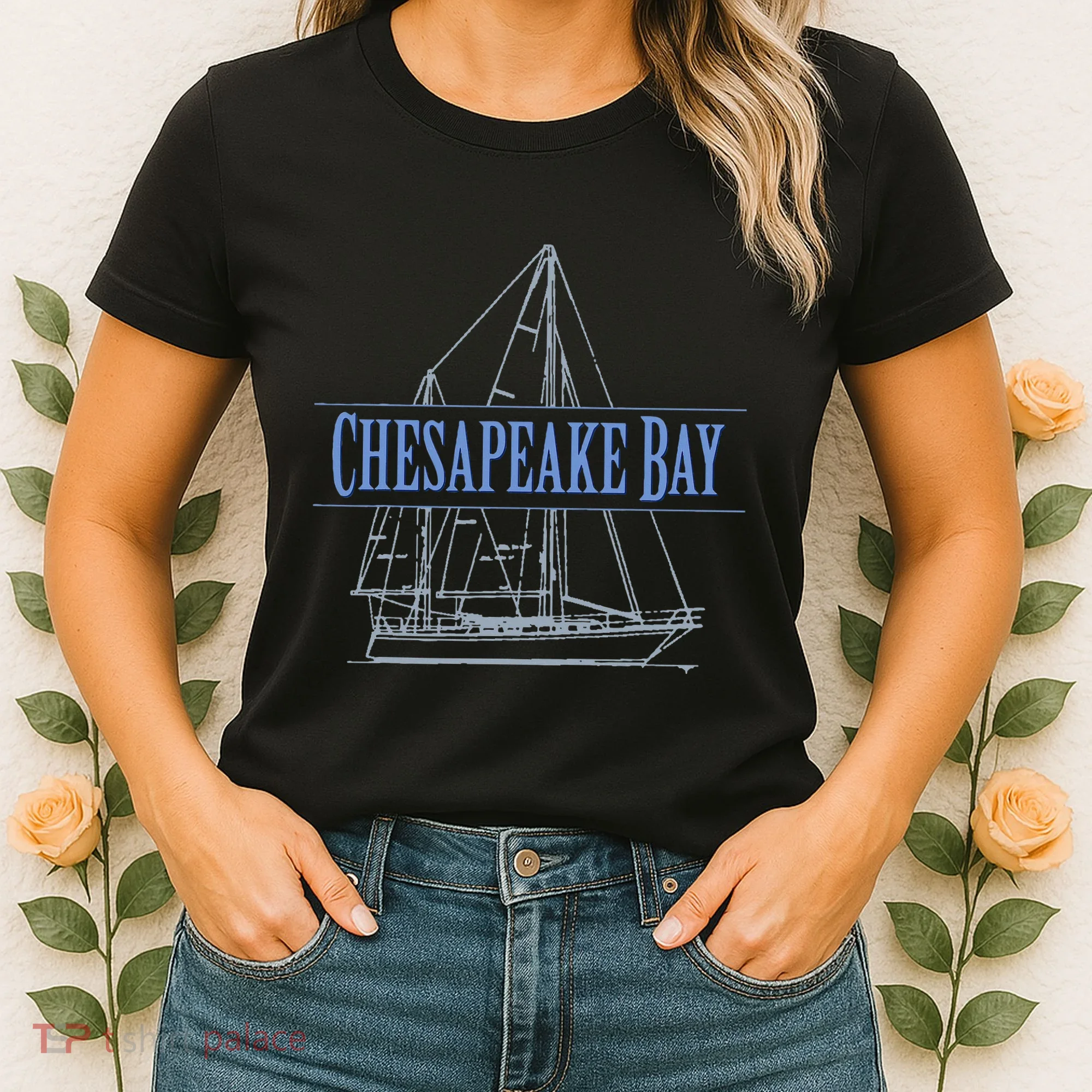 Chesapeake Bay Sailing Souvenir Women's T-Shirt