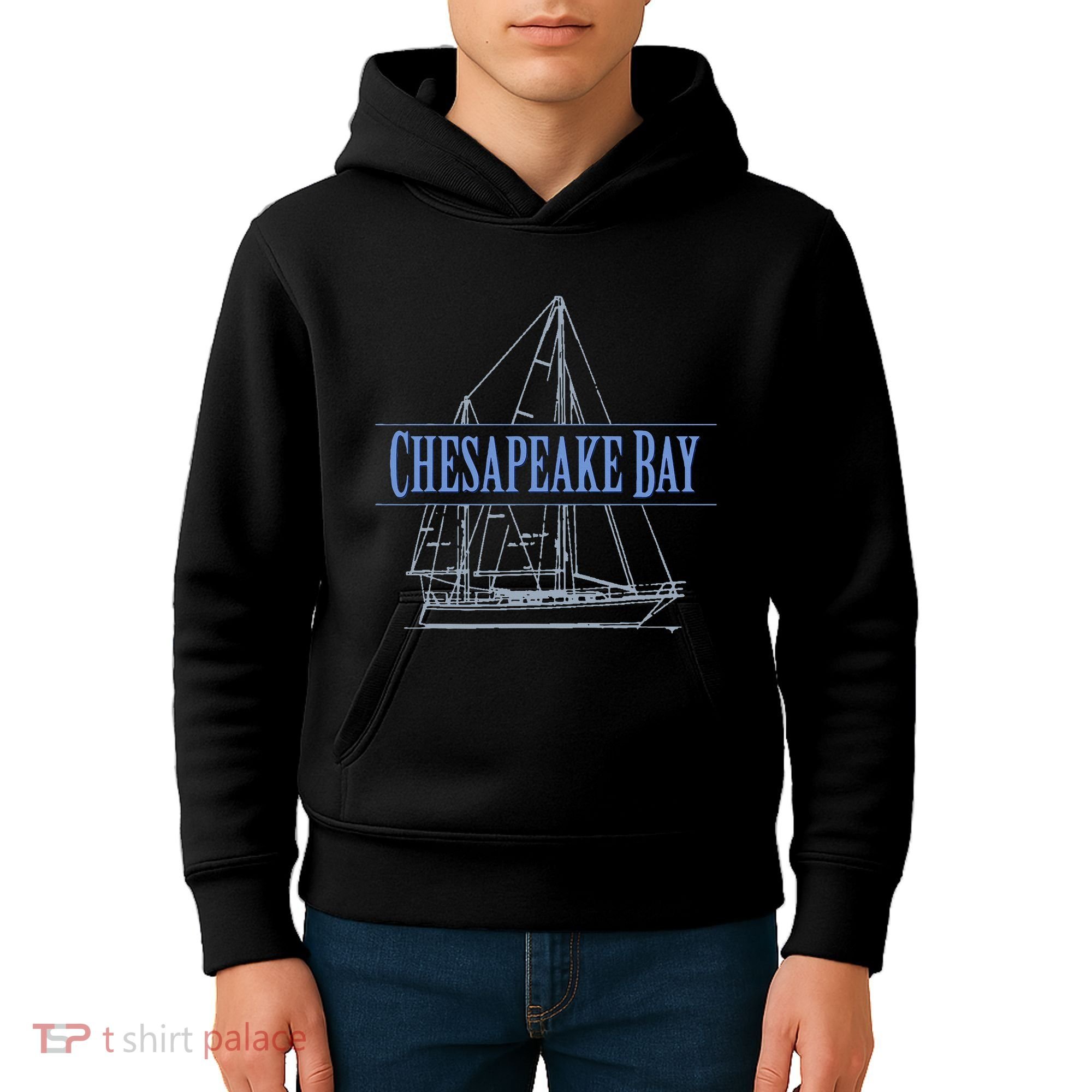 Chesapeake Bay Sailing Souvenir Kids Hoodie