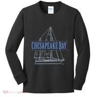 Chesapeake Bay Sailing Souvenir Kids Long Sleeve Shirt thumb 0