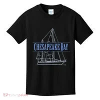 Chesapeake Bay Sailing Souvenir Kids T-Shirt thumb 0