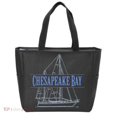 Chesapeake Bay Sailing Souvenir Tote Bag