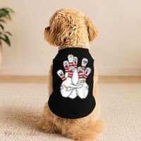 Cartoon Bowling Scared Bowling Pins Funny Sport Bowler Doggie Tank thumb 2