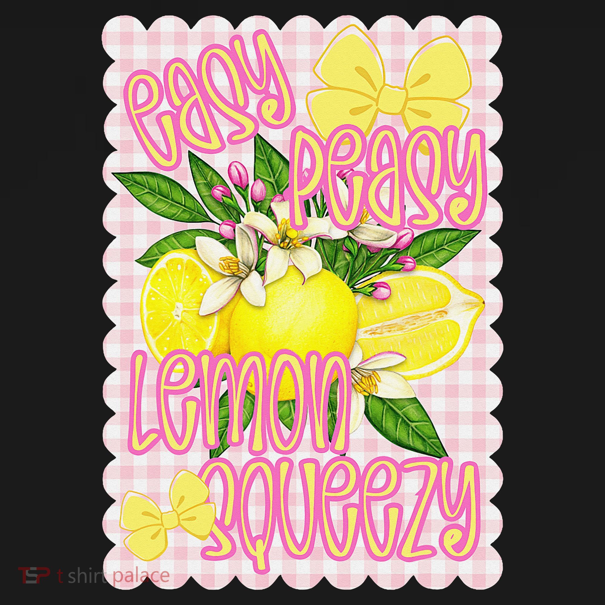 Coquette Bows Summer Cute Lemon Tropical Fruits Girl Women Women's Hoodie