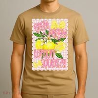 Coquette Bows Summer Cute Lemon Tropical Fruits Girl Women T-Shirt thumb 3