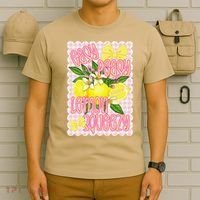 Coquette Bows Summer Cute Lemon Tropical Fruits Girl Women T-Shirt thumb 6