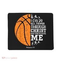 Christian Basketball Shirts M.e.n Boys K.i.d.s Religious Gifts Mousepad thumb 0