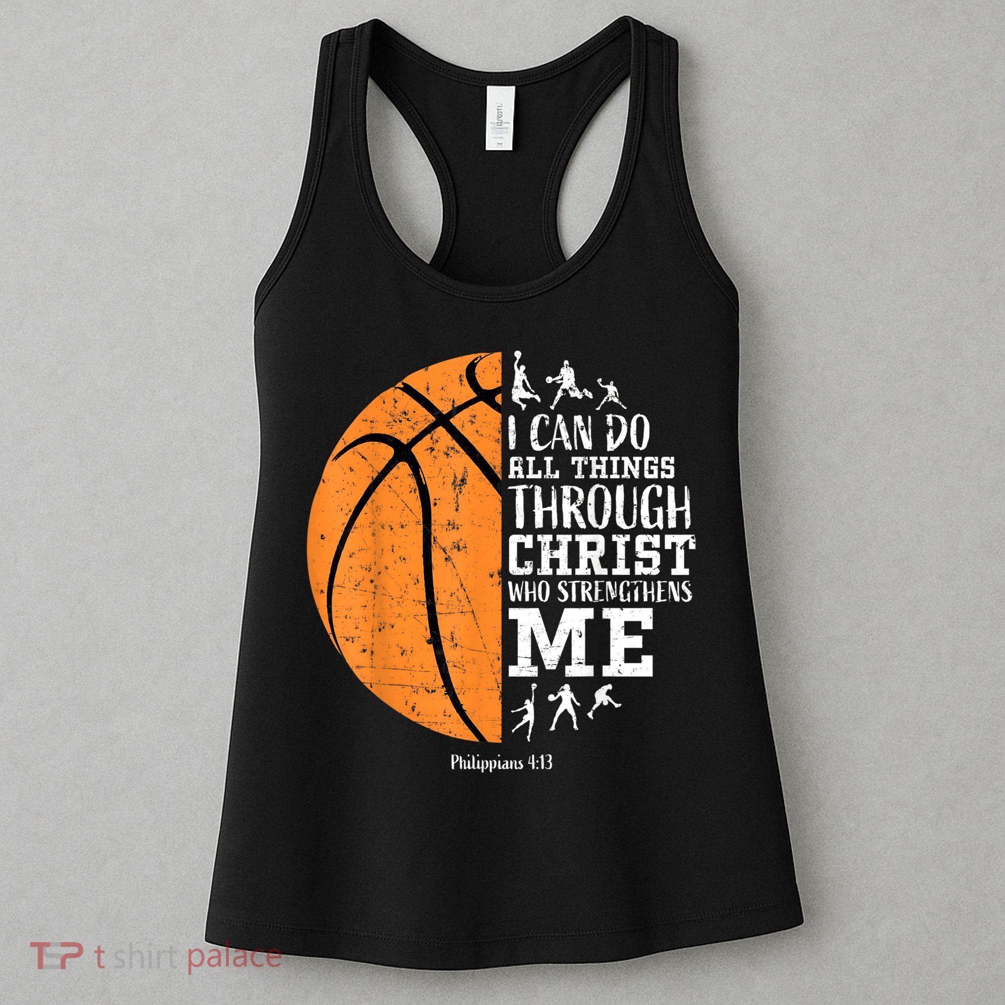 Christian Basketball Shirts M.e.n Boys K.i.d.s Religious Gifts Women's Tank Top