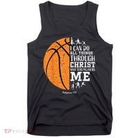 Christian Basketball Shirts M.e.n Boys K.i.d.s Religious Gifts Tank Top thumb 0