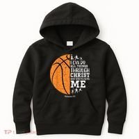 Christian Basketball Shirts M.e.n Boys K.i.d.s Religious Gifts Kids Hoodie thumb 0