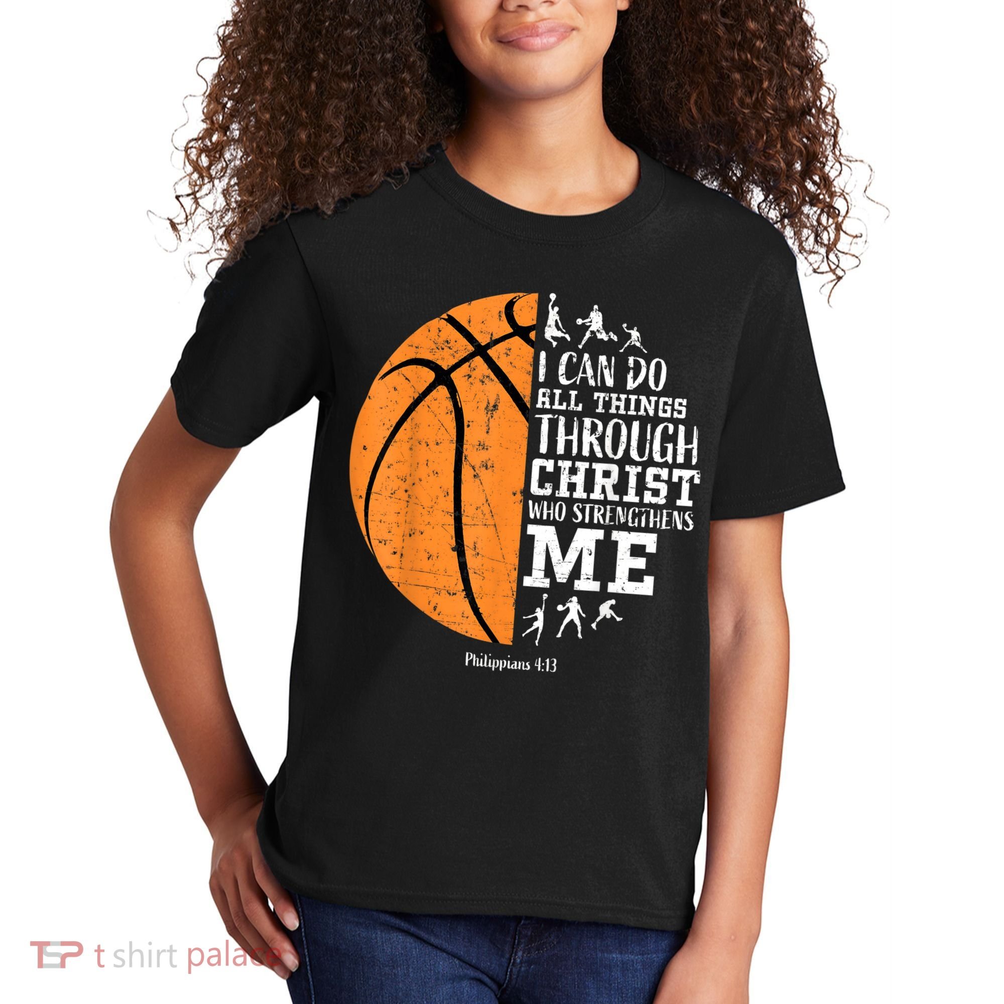 Christian Basketball Shirts M.e.n Boys K.i.d.s Religious Gifts Kids T-Shirt