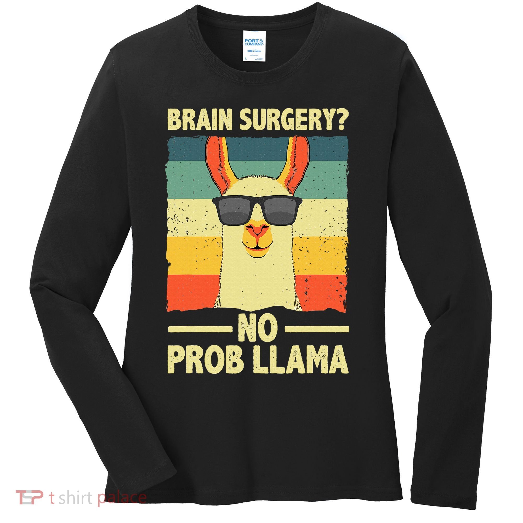 Cute Brain Surgery For Get Well Soon Recovery Women's Long Sleeve Shirt